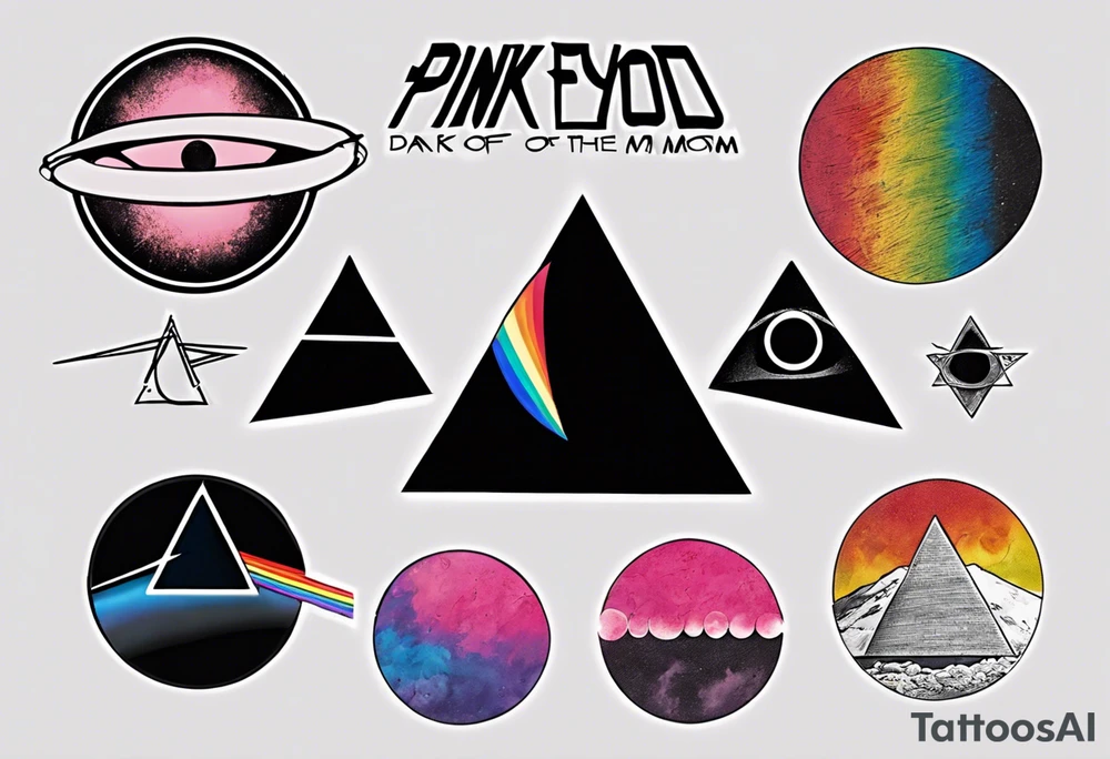 Pink Floyd Dark side of the moon, equals sign, tattoo idea