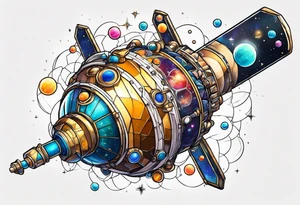 Bubbles space telescope tattoo idea