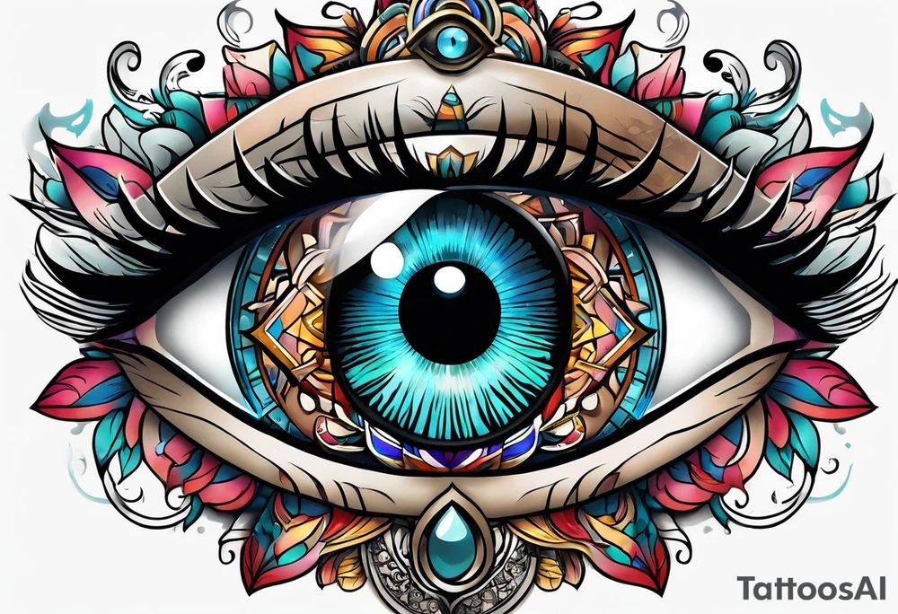 Third eye tattoo idea