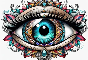 Third eye tattoo idea