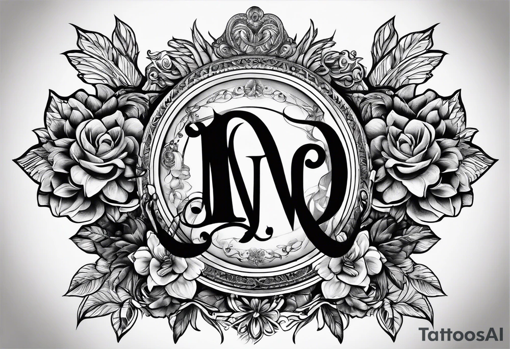 I want the initials: JARR tattoo idea