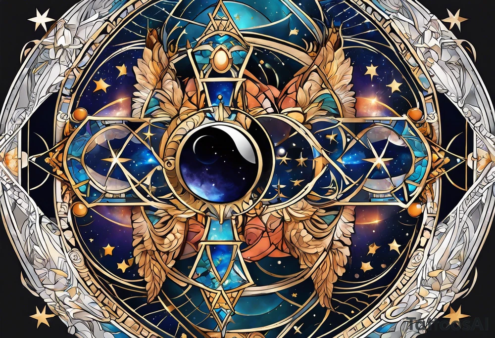Astrology, Gemini, Natal Chart, angelic, soul mates, vision, planetary, ying yang, the moon, third eye, mystical
armband tattoo idea
