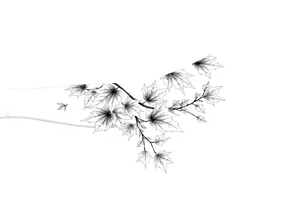 Maple leaves, juniper leaves, Blake, Kenya, Jacob tattoo idea