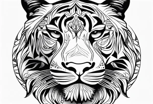Big cat tattoo idea