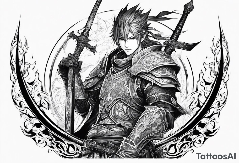 Final Fantasy XIV Warrior tattoo idea