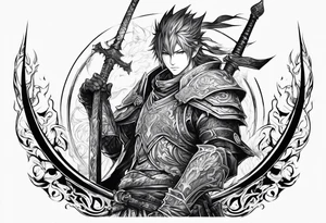 Final Fantasy XIV Warrior tattoo idea