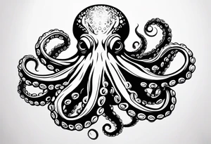 realistic octopus tattoo idea