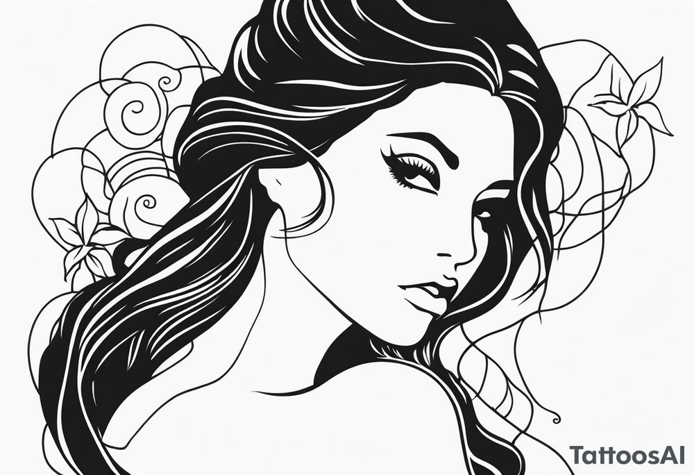 Mermaid tattoo idea