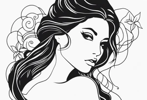 Mermaid tattoo idea