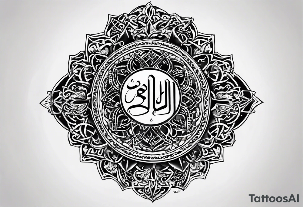 arabic writing tattoo idea