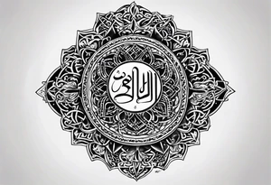 arabic writing tattoo idea