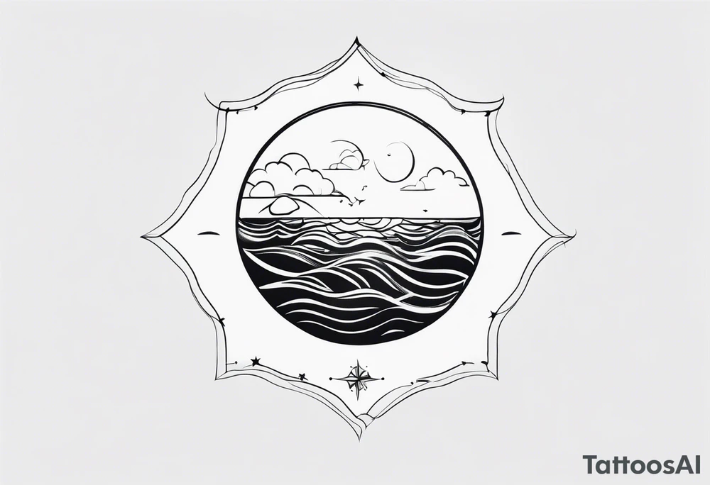 Sea tattoo tattoo idea
