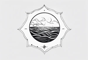 Sea tattoo tattoo idea