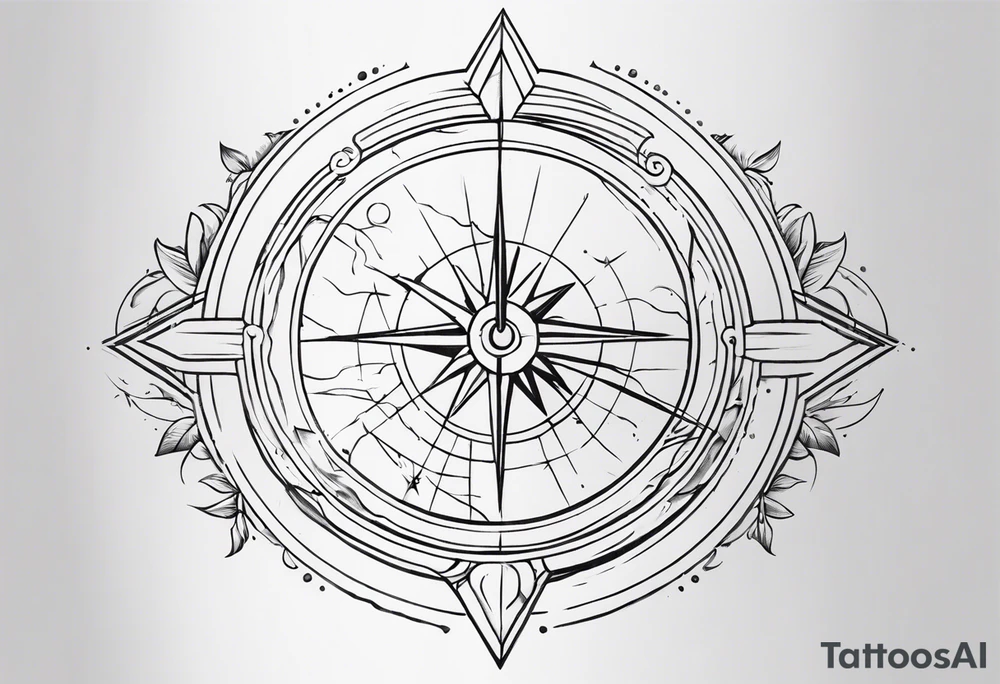 Sundial tattoo idea