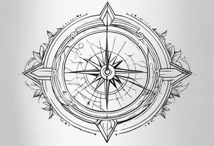 Sundial tattoo idea