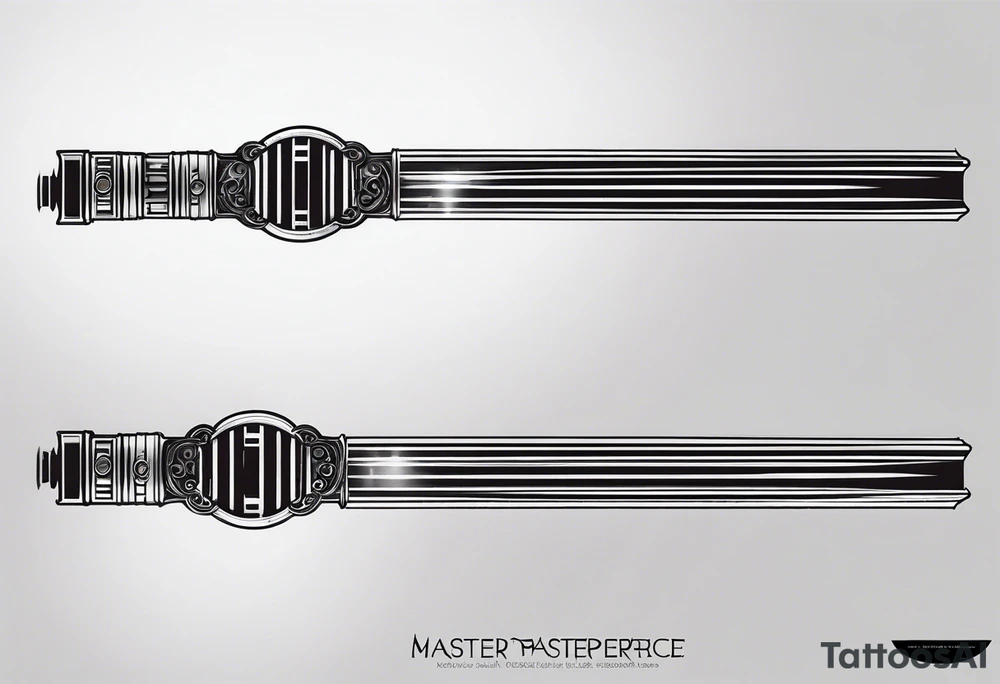 light saber tattoo idea