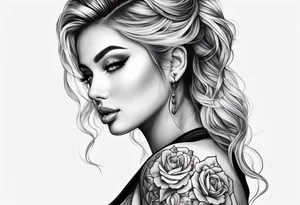 Lower half sleeve tattoo idea