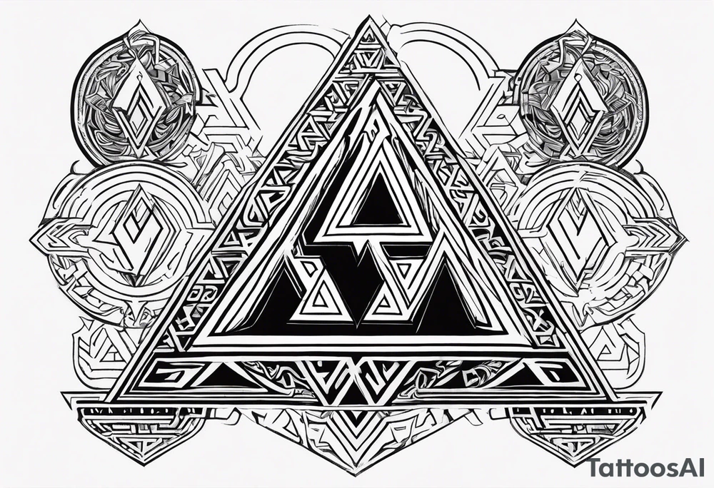 Valhalla valknut tattoo idea