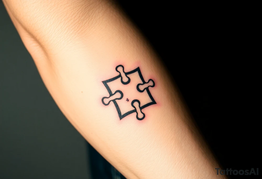 puzzle tattoo idea