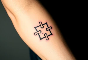 puzzle tattoo idea