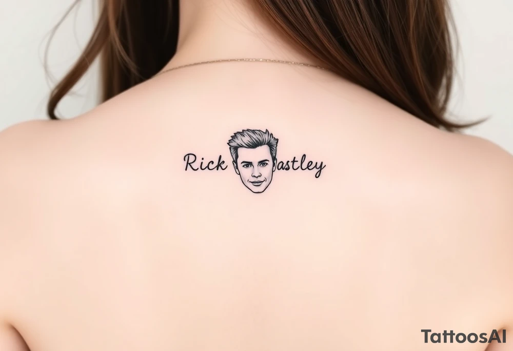 Rick Astley meme tattoo idea