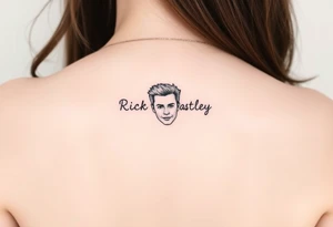 Rick Astley meme tattoo idea
