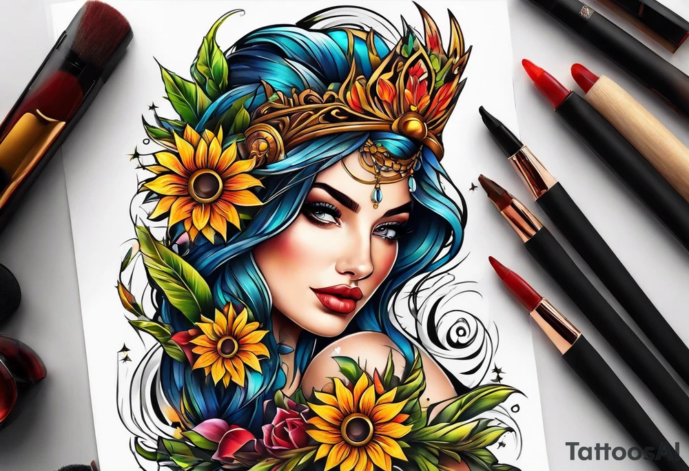 Sunshine tattoo idea