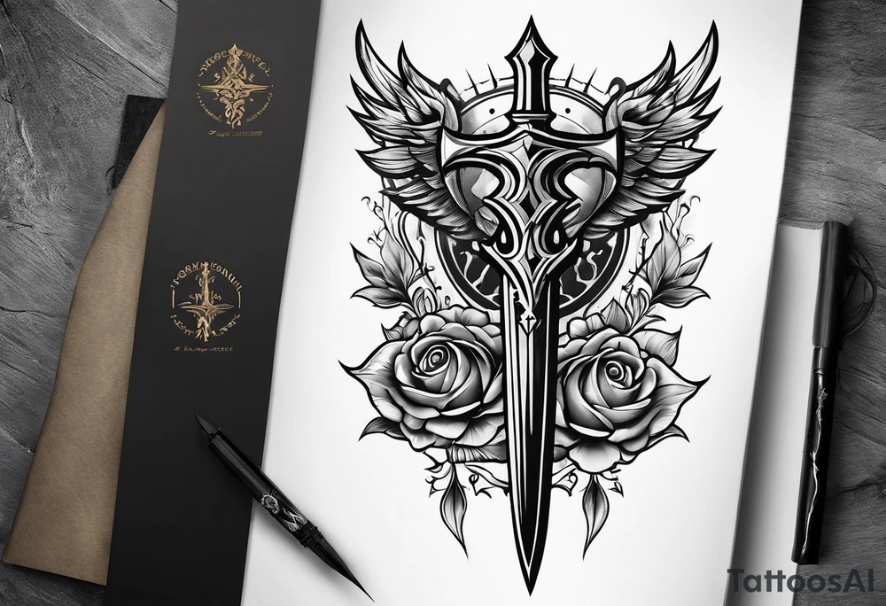 Spear of Longinus tattoo idea