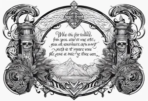 VALHALLA death prayer poem tattoo idea
