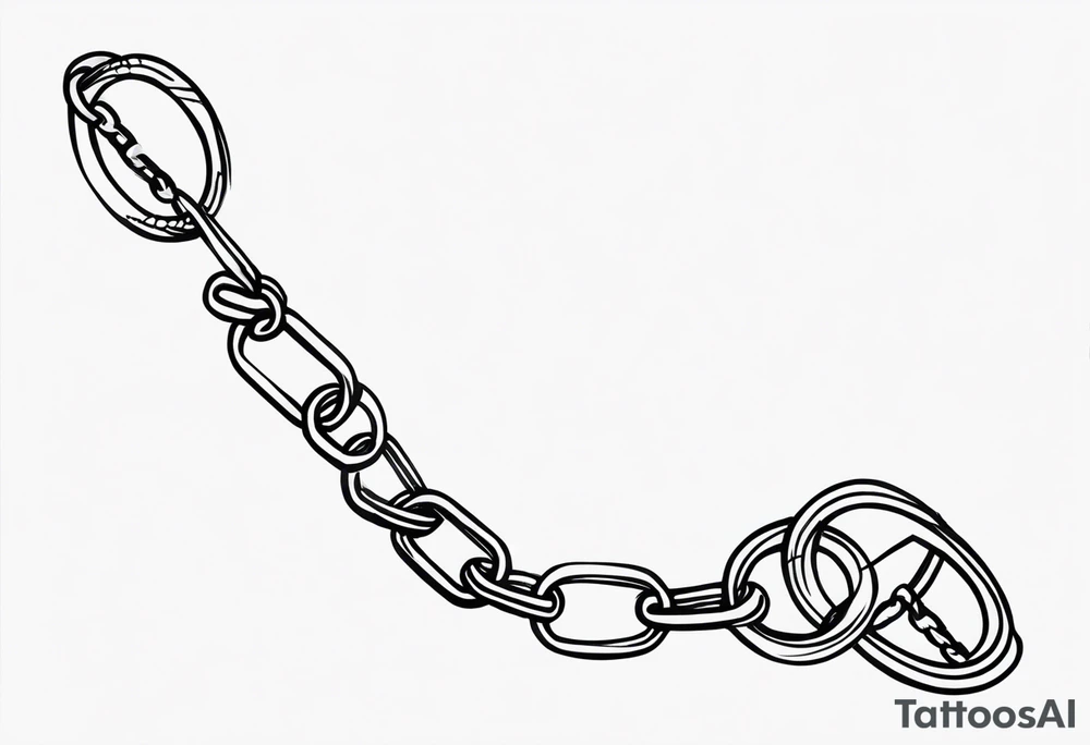 chain tattoo idea