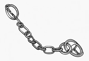chain tattoo idea