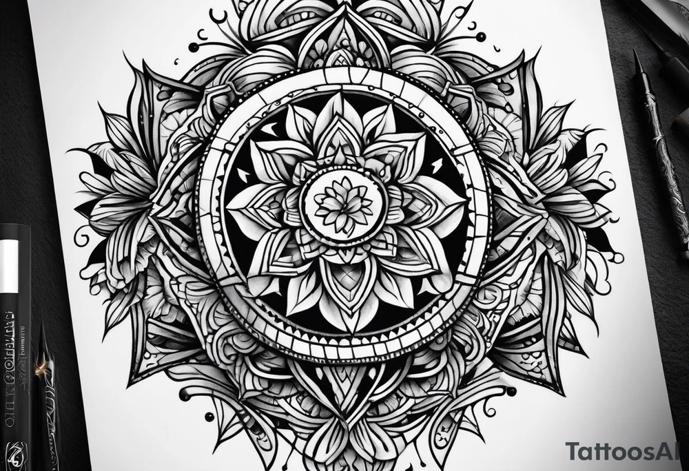black tattoo idea