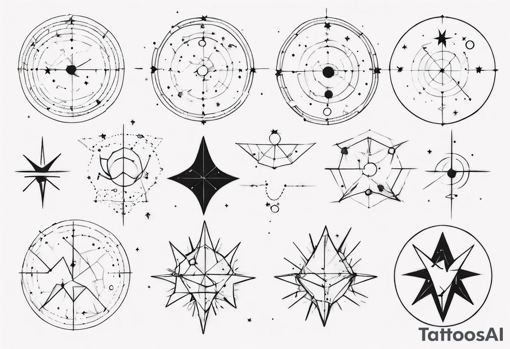 Constellations tattoo idea