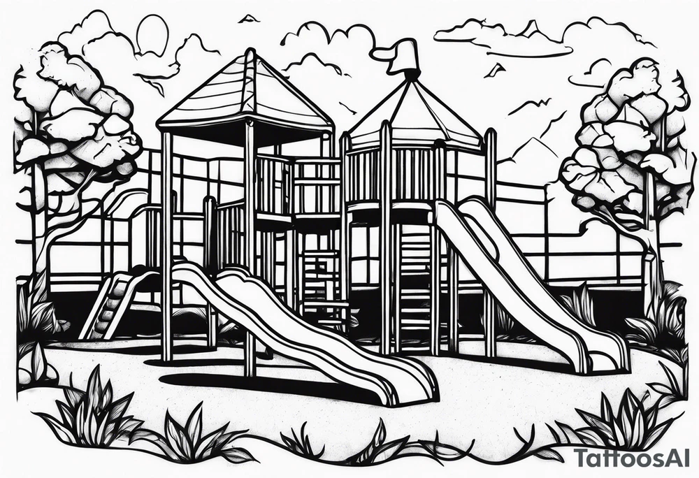 PLAYGROUND tattoo idea