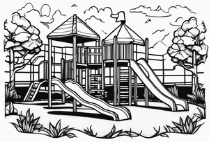 PLAYGROUND tattoo idea