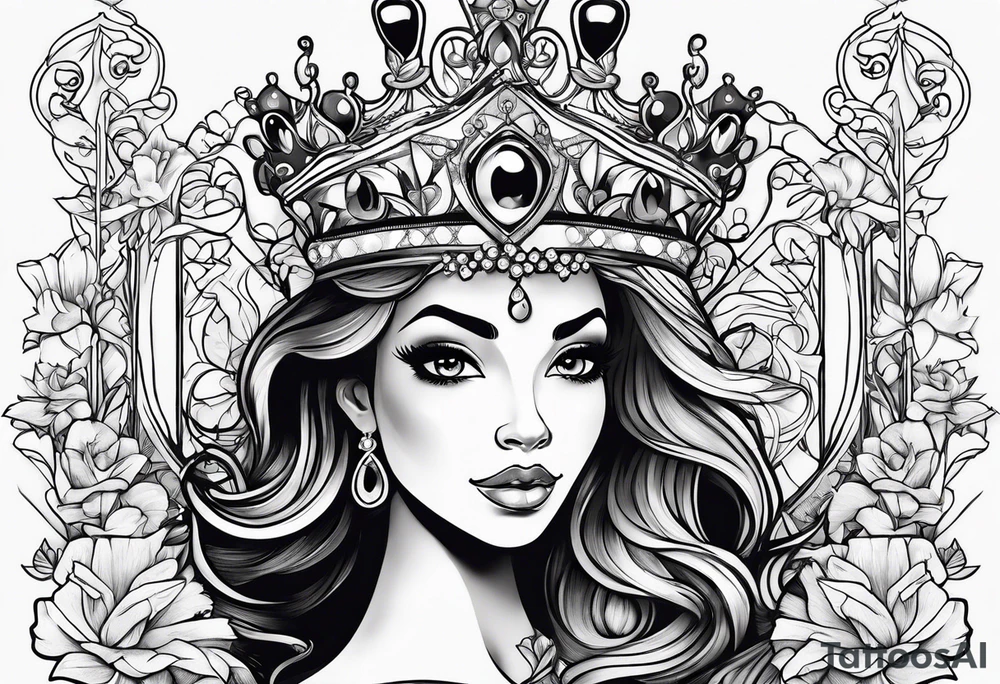 Princess and the frog tattoo idea