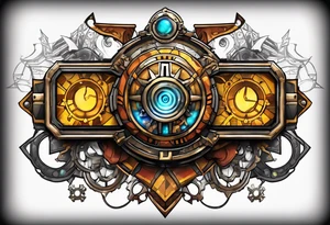 Borderlands 2 game, borderlands 2 symbol, steampunk tattoo idea