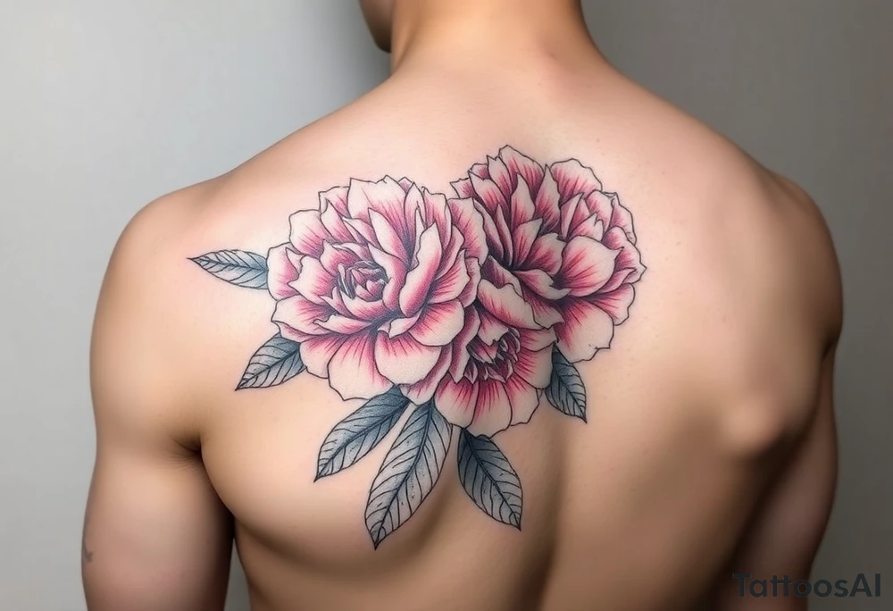 pink peonies arm tattoo tattoo idea