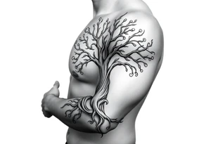 Tree of life celtic tattoo idea