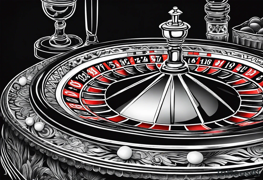 Roulette tattoo idea
