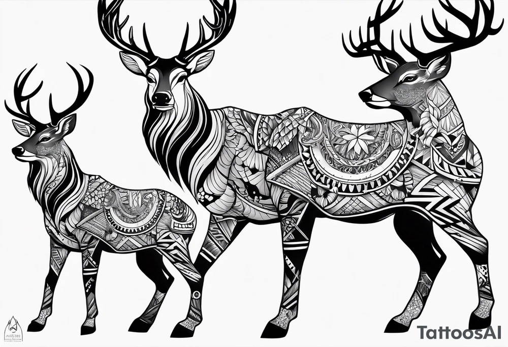 Nordic hunter tattoo idea