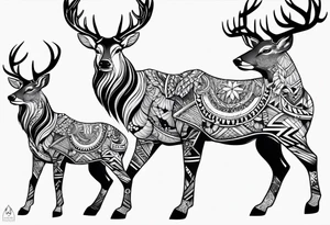 Nordic hunter tattoo idea