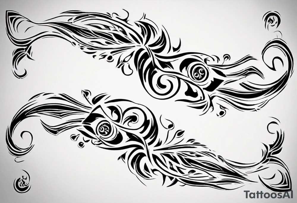 Female tattoo which will wrap around ankle horizontally which is larger in the centre tattoo idea