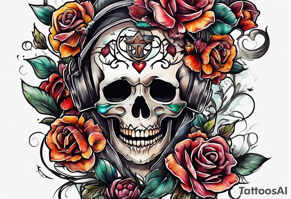 dead inside happy on the outside tattoo idea
