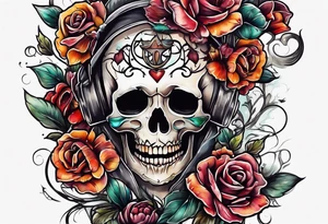 dead inside happy on the outside tattoo idea