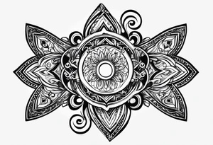 Infinity symbol, J, J, B tattoo idea