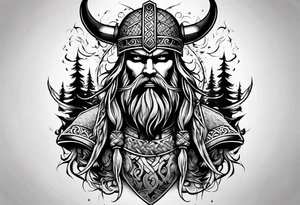 Viking sleeve tattoo idea