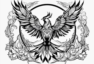 Phoenix tattoo idea