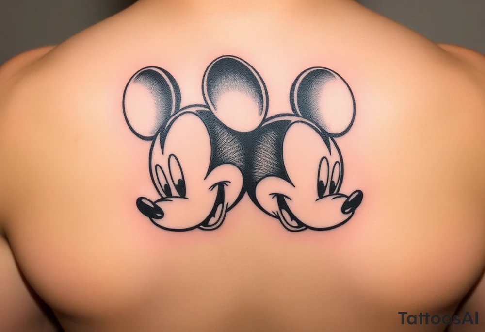 Mickeymouse heads Matthew 6lbs 7oz.    19 1/2in 07-29-2012 tattoo idea