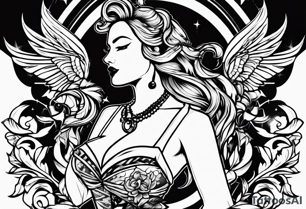 Sailor Jerry theme tattoo idea